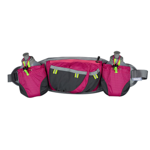 Bottle Outdoor Sports Waist Bag Hydration Running Pouch Belt with Two Bottle Holders RU81005