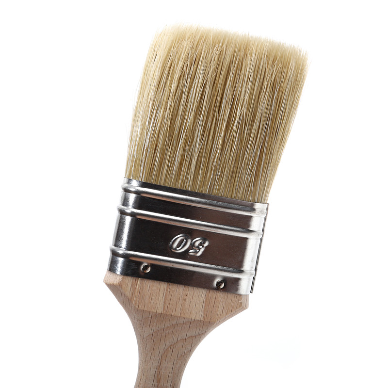  Natural Bristle Paint Brush Flat Brush