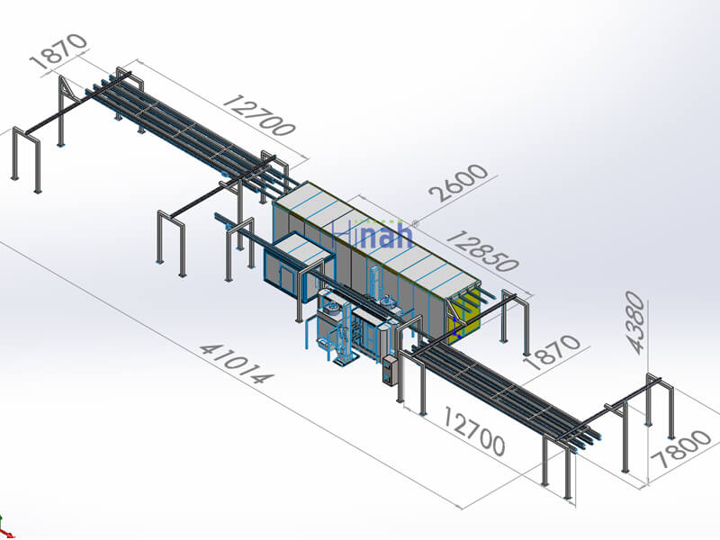 Powder coating system Morocco Frame Powder coating system Morocco Frame