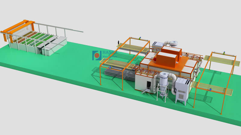 Manual Powder Coating Line with Fast Color Change Booth1 Manual Powder Coating Line with Fast Color Change Booth1