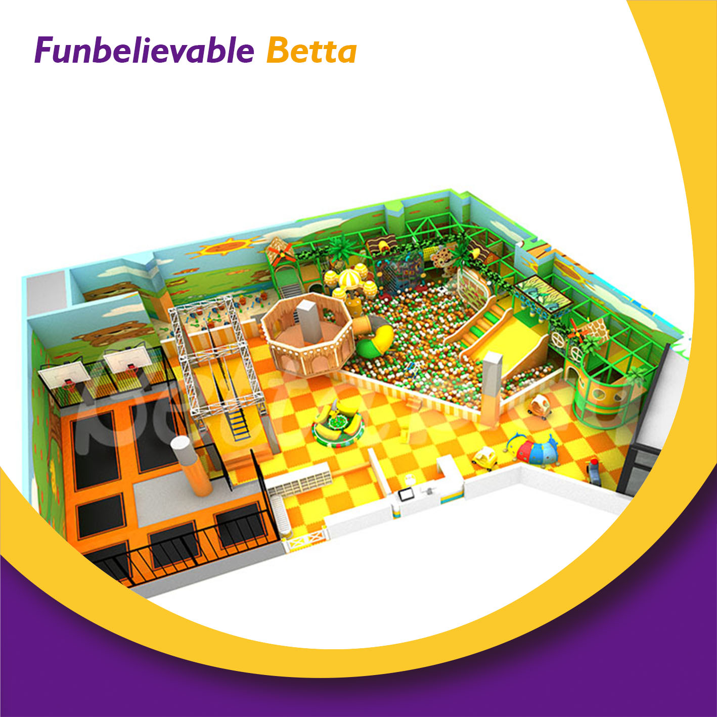 indoor playground design تصميم ملعب داخلي