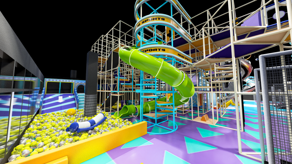 tube plastic slide поставщик детских крытых игровых площадок