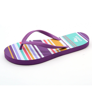 Raya simple Precio de fábrica PE Cómodas sandalias planas personalizadas con flecos para mujer AH-8P023 -Ories
