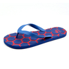 AH-8P014 motif hexagonal en relief PVC supérieur PE étanche hommes tongs mode sandale
