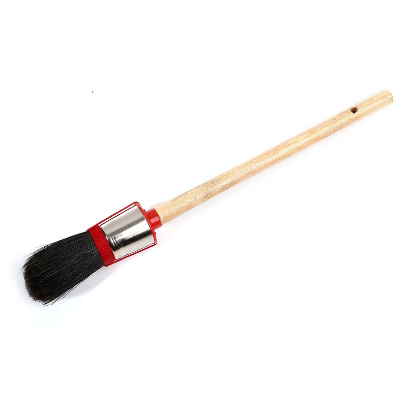 Round Paint Brush with Red Rope