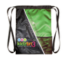 BSP11631-1-F Exercise Jacquard Green Athletic Gymbag With Compartments
