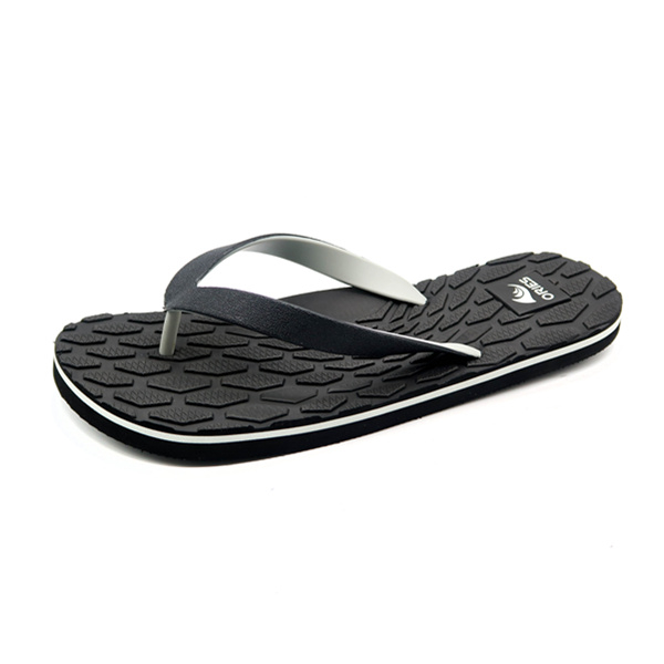 Moda barata Patrón irregular Masaje Plantilla Hombre Aire libre y playa Chancletas EVA Zapatillas AH-8E020 -Ories