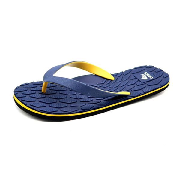 Moda barata Patrón irregular Masaje Plantilla Hombre Aire libre y playa Chancletas EVA Zapatillas AH-8E020 -Ories