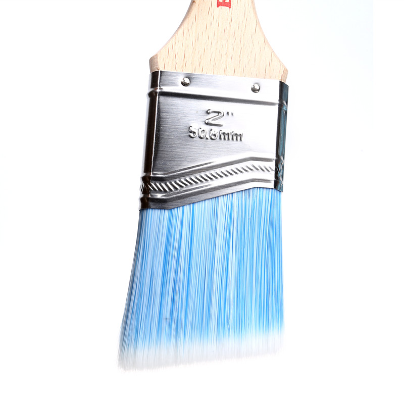 Angle Sash Paint Brush with Short Wood Handle