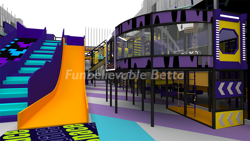 indoor playground designs big slide supplier Diseño de juegos interiores, proveedor de toboganes grandes