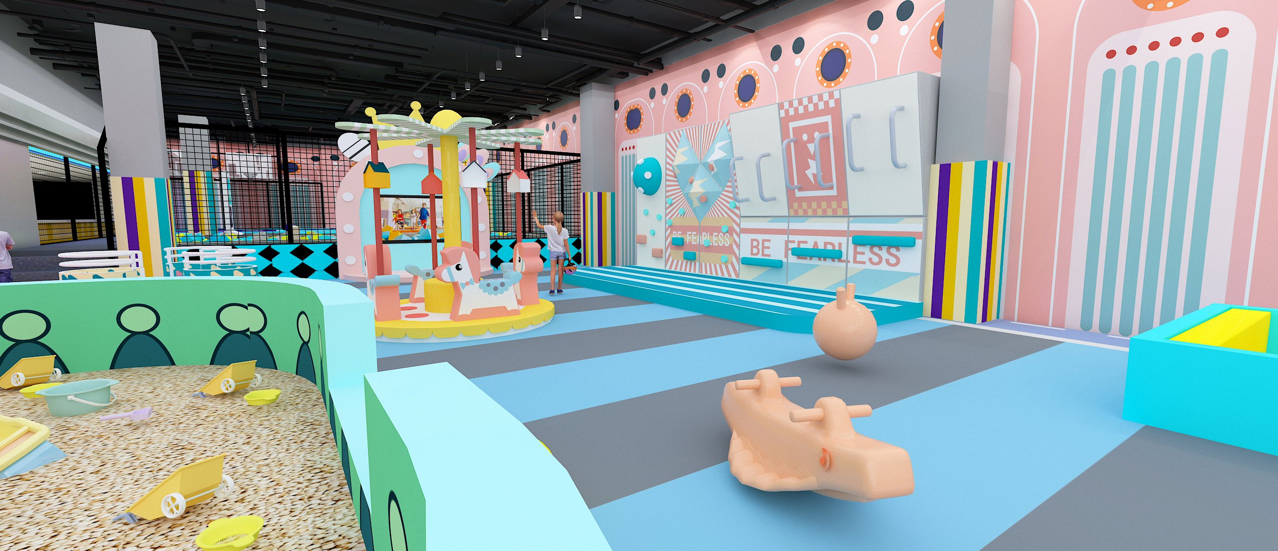 commercial soft play kids indoor playground (5) ملعب داخلي للأطفال للعب التجاري الناعم (5)