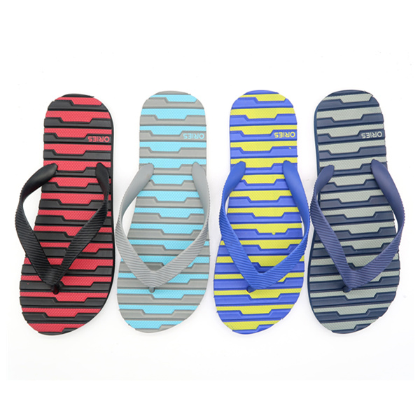 Commerce de gros de couleur personnalisée PE caoutchouc hommes plage bascule AH-8P009 -Ories