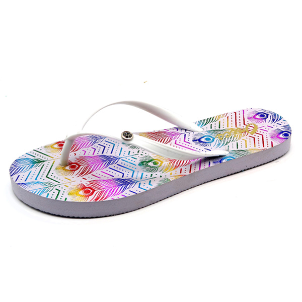 Top vente estampage à chaud numérique plage femmes tongs AH-8P030 -Ories