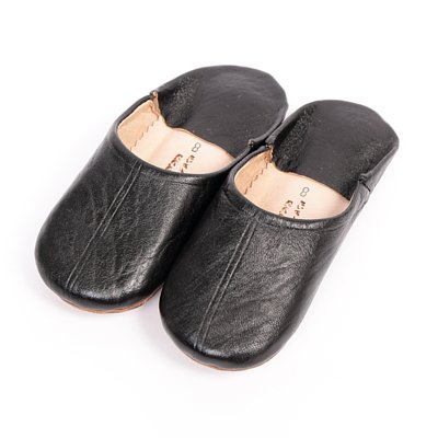 Zapatilla de cuero