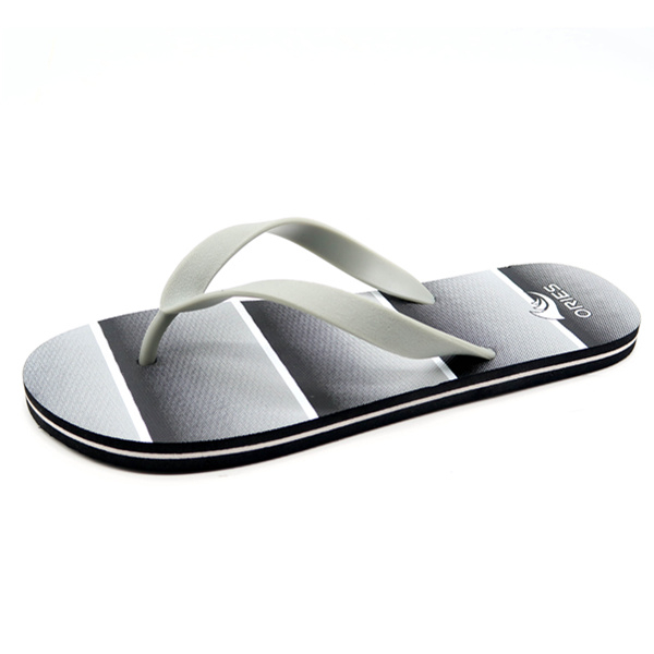 Chine Fabriqué Minimaliste PVC Haute PE Homme Imperméable Pantoufle Plateforme Sandales Tongs AH-8P013 -Ories
