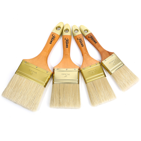 Mixture Bristle Paint Brush with Painting Wood Handle