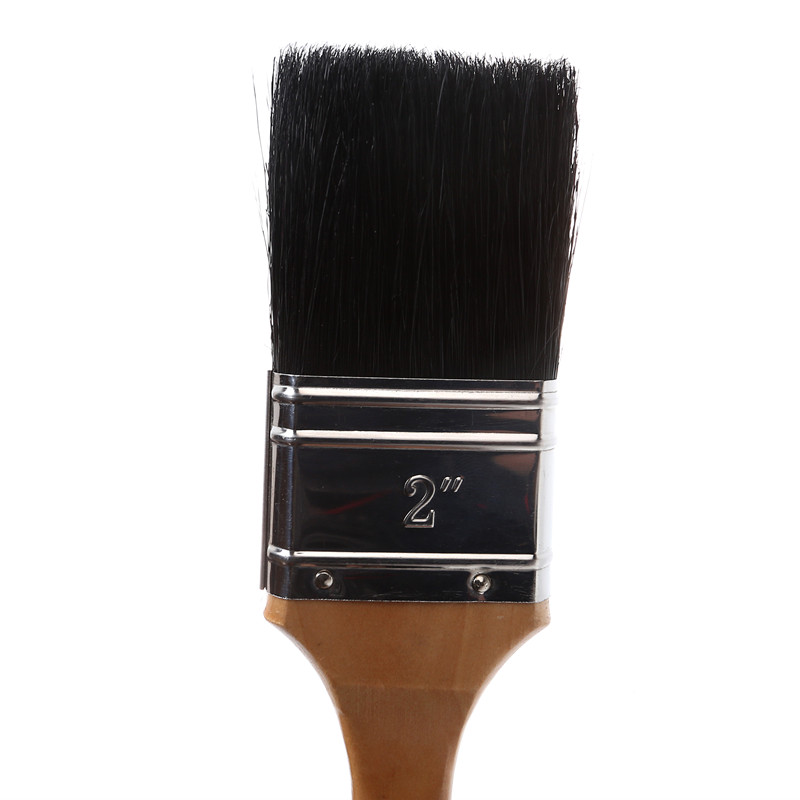 Wholesale Natural Bristle Wall Paint Brush with Wood Handle