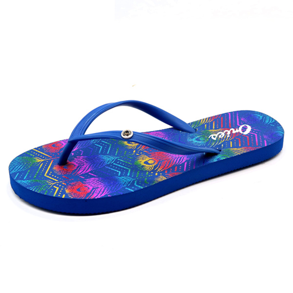 Top vente estampage à chaud numérique plage femmes tongs AH-8P030 -Ories