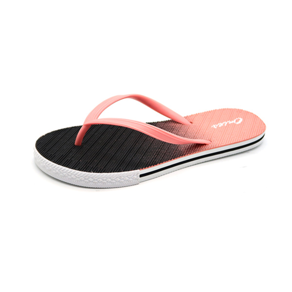 Personalizado rampa de gradiente particular impresión plantilla mujer exterior playa EVA chanclas AH-8E023 -Ories