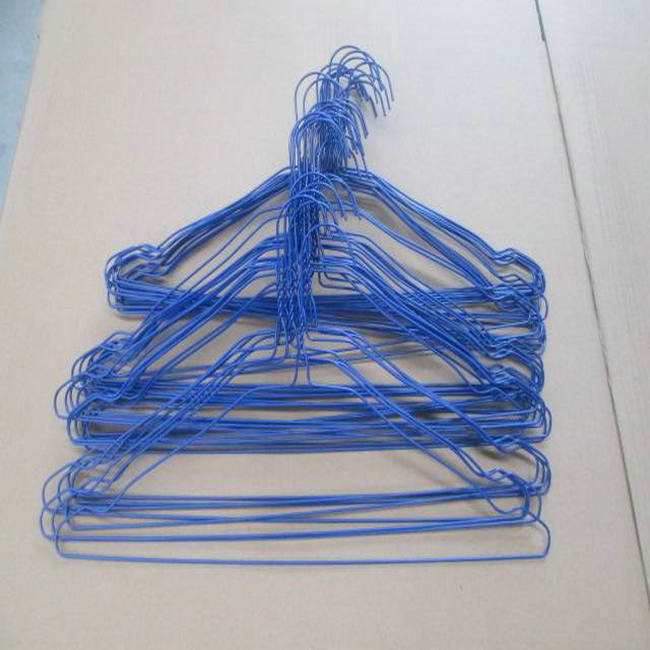 Colored PVC Coated Wire Hangers 