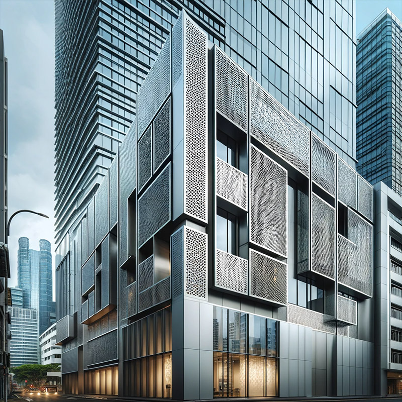 custom perforated aluminum panels custom perforated aluminum panels