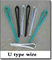  Glavanized/ Black U Type Wire