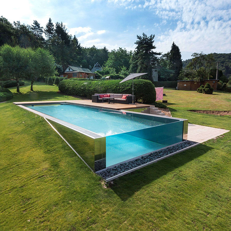 Transparent Acrylic Swimming Pool ʻAuʻau Acrylic Alohilohi
