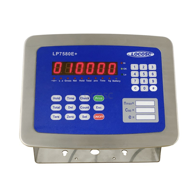 Indicateur de pesée électrique imperméable LP7580E