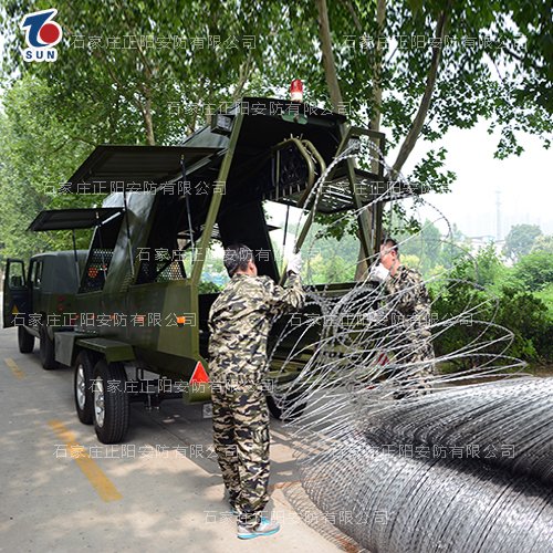 刀片刺网布障车1 刀片刺网布障车1