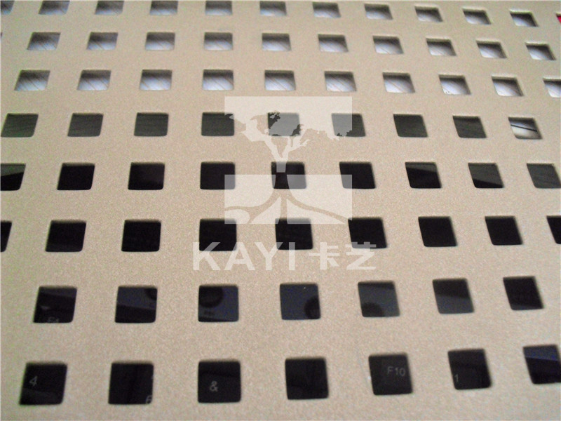 Square Hole Perforated Metal