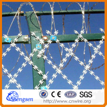High security Galvanized Concertina Razor Wire 