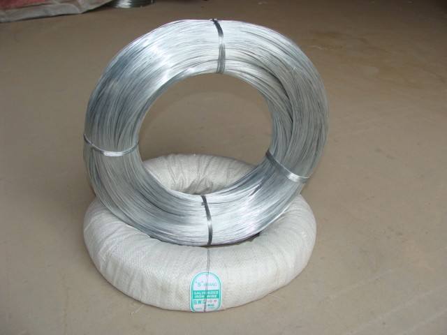 Hot dip galvanized wire