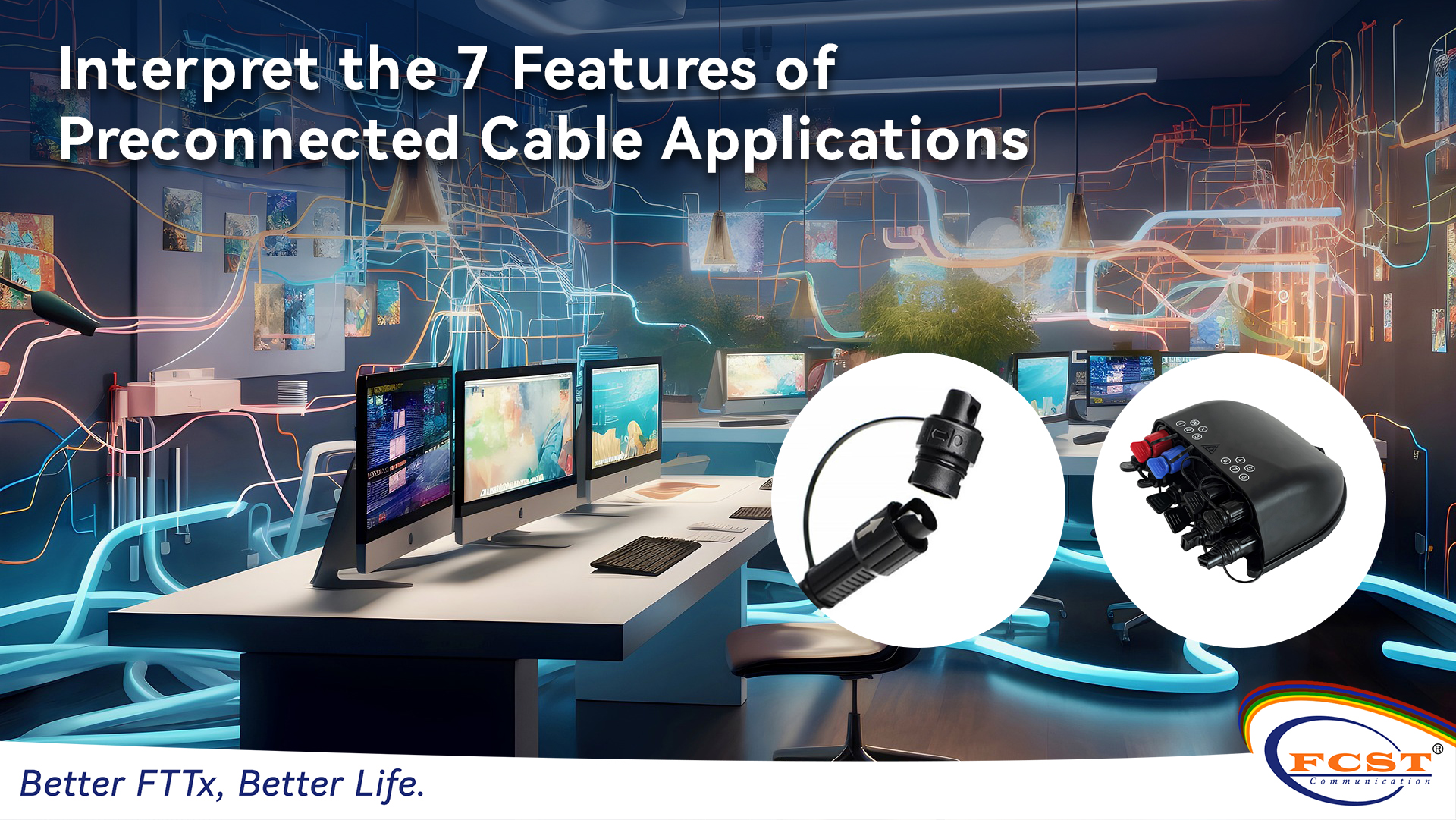 Interpretar las 7 características de aplicaciones de cable preconectadas