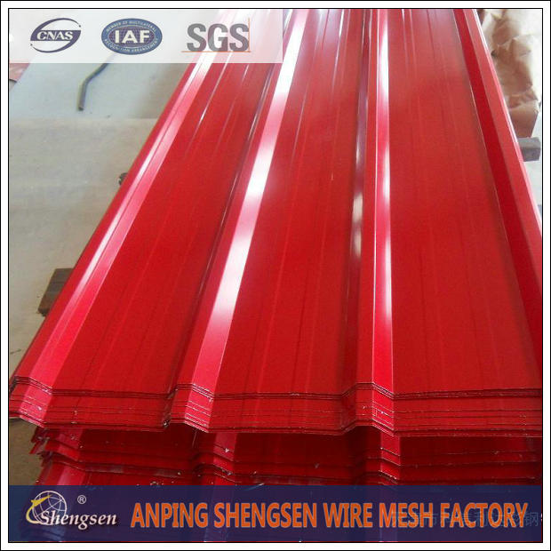 PVDF painted Corrugated Roofing Sheet 