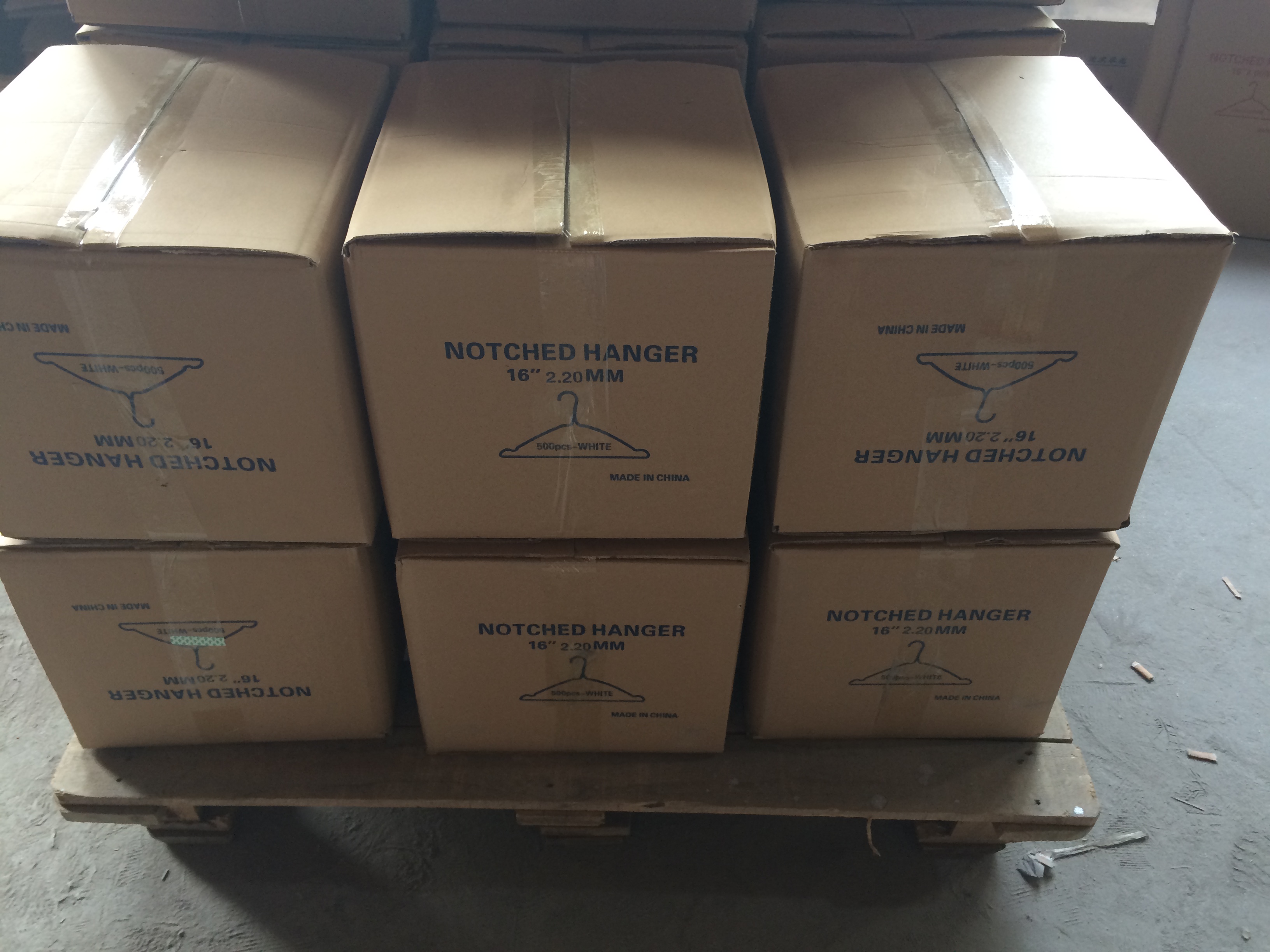 loading the wire hangers