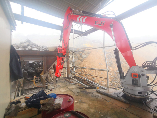 WHC960 Stationary Pedestal Rockbreaker Boom System: Your Solution for Uninterrupted Material Flow WHC960 የጽህፈት መሳሪያ ሮክ ሰባሪ ቡም ሲስተም፡ ያልተቋረጠ የቁስ ፍሰት የእርስዎ መፍትሄ
