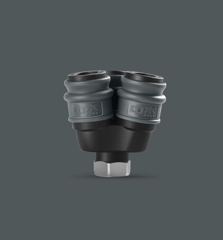 Round three-way Quick Connector