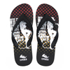 AH-20P006 nouveau design d'impression pantoufles de plage promotionnelles PE
