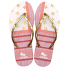 AH-9P068 Rayas y estrellas con estilo que imprimen chanclas de PE para mujer
