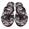 AH-9P070 à la mode paysage tropical impression femmes V sangle PE tongs