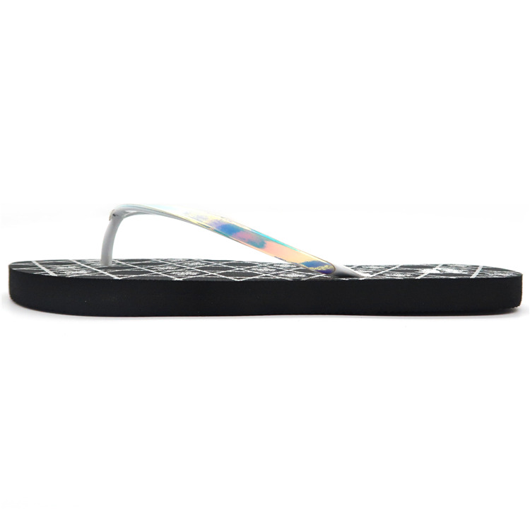 Zapatillas de playa de PE con estampado de suela de rejilla duraderas AH-9P051 para mujer