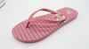 AH-9P103 Zapatillas planas de rayas fáciles de limpiar PE Chanclas cómodas para mujer