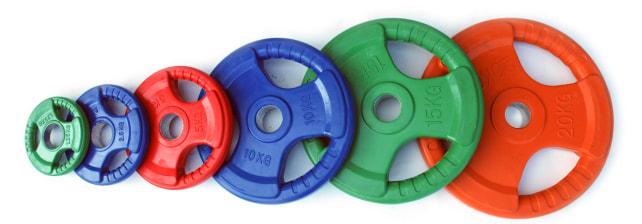 Rubber Grip Olympic Plate Λαστιχένια λαβή Ολυμπιακή πλάκα