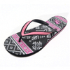 AH-9E025 Chanclas de EVA para mujer con correa en V antideslizante con estampado de ropa de playa