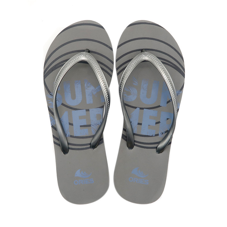 Zapatillas de playa antideslizantes con estampado de letras AH-9E130