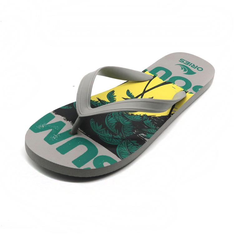 AH-9P009 Ories nouveau design pantoufles de plage PE de haute qualité