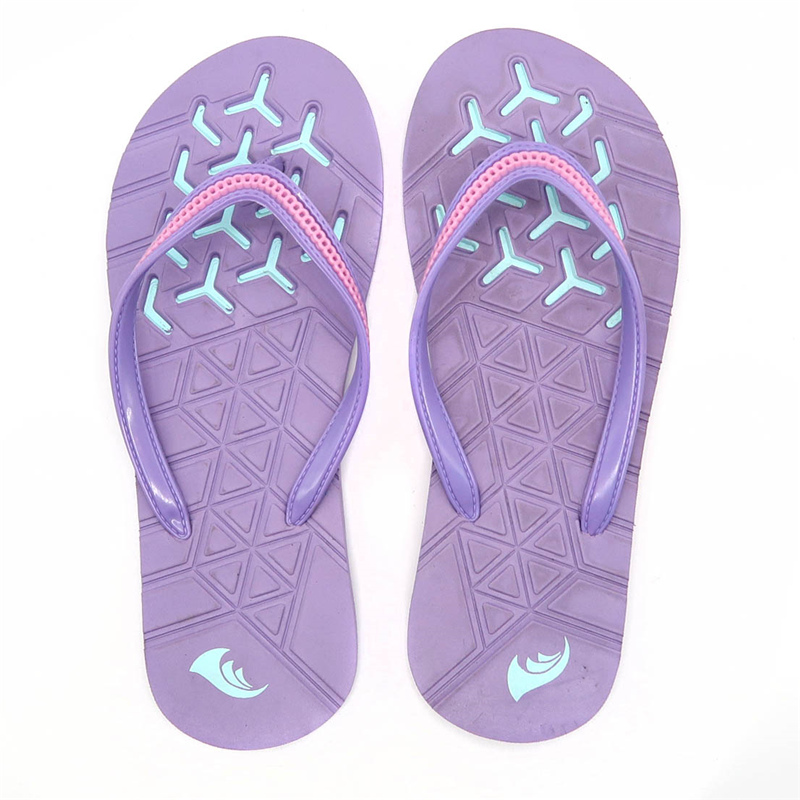 AH-20P009 Chanclas para niñas con suela antideslizante con diseño de patrón de moda