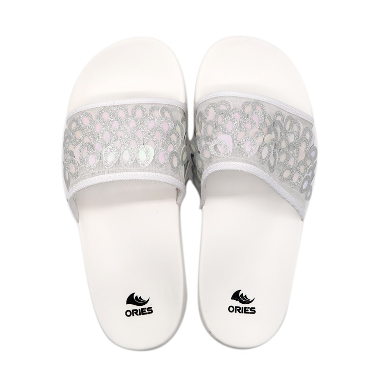 Zapatillas de exterior de EVA antideslizantes con lentejuelas de alta calidad AH-9E127