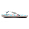 AH-9P067 Chanclas de PE con estampado de flamencos y rayas elegantes para mujer
