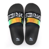 AH-9E116 Laser Reflection Customize Logo Sandalias de diapositivas para mujer